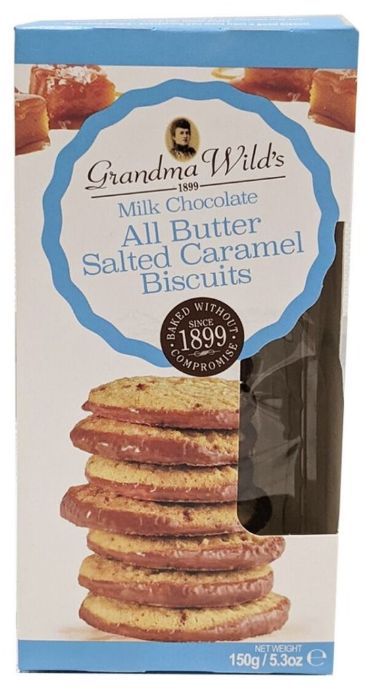 Grandma Wilds All Butter Milk Chocolate & Salted Caramel 12 x 150g